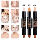 New Lady Facial Highlight Foundation Base Contour Stick Beauty Make Up Face Powder Cream Shimmer Concealer Camouflage Pen Makeup