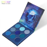 Docolor 9 Colors Eye Shadow Palette Beauty Makeup Powder Matte Shimmer Glitter Eyeshadow Palette Waterproof Pigmented Cosmetic