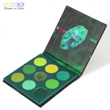 Docolor 9 Colors Eye Shadow Palette Beauty Makeup Powder Matte Shimmer Glitter Eyeshadow Palette Waterproof Pigmented Cosmetic