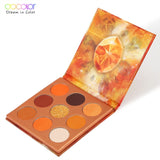 Docolor 9 Colors Eye Shadow Palette Beauty Makeup Powder Matte Shimmer Glitter Eyeshadow Palette Waterproof Pigmented Cosmetic