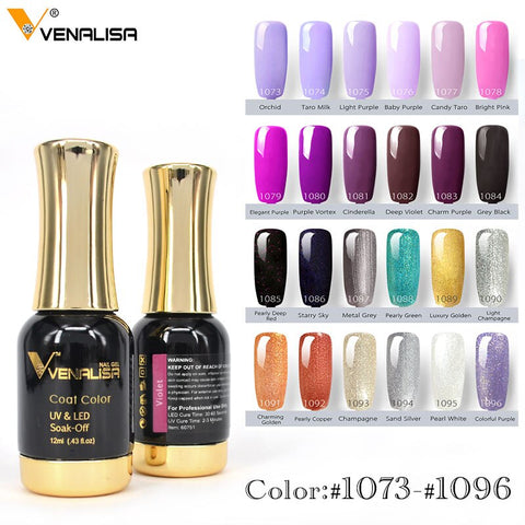 Nail Art 2020 New Venalisa Nail Paint Gel 12ml 120 colors Gel Polish Nail Gel Soak Off UV Gel Polish Nail Lacquer Varnishes L2