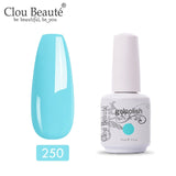 Clou Beaute Base And Top Coat Gel Nail Polish UV 15ml Transparent Soak Off Primer Gel Polish Long Lasting Gel Lacquer Nail Art