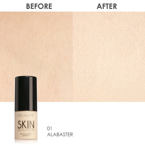 FOCALLURE Face liquid foundation oil control Moisturizer full coverage concealer matte primer base cream foundation makeup