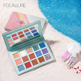 FOCALLURE 2019 Glitter Eye shadow palette professional pigmented powder shimmer eyeshadow pallete New GO TRAVEL palette