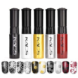 KADS Nail Stamping Polish Kit Stamping Nail Polish set Nail Art polish Manicure Lacquer Stamping lacquer for template nails
