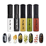 KADS Nail Stamping Polish Kit Stamping Nail Polish set Nail Art polish Manicure Lacquer Stamping lacquer for template nails