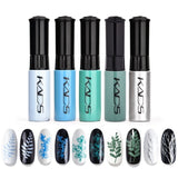KADS Nail Stamping Polish Kit Stamping Nail Polish set Nail Art polish Manicure Lacquer Stamping lacquer for template nails