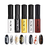 KADS Nail Stamping Polish Kit Stamping Nail Polish set Nail Art polish Manicure Lacquer Stamping lacquer for template nails