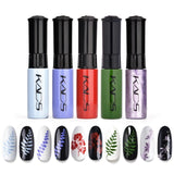 KADS Nail Stamping Polish Kit Stamping Nail Polish set Nail Art polish Manicure Lacquer Stamping lacquer for template nails