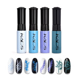 KADS Nail Stamping Polish Kit Stamping Nail Polish set Nail Art polish Manicure Lacquer Stamping lacquer for template nails