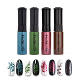 KADS Nail Stamping Polish Kit Stamping Nail Polish set Nail Art polish Manicure Lacquer Stamping lacquer for template nails