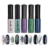 KADS Nail Stamping Polish Kit Stamping Nail Polish set Nail Art polish Manicure Lacquer Stamping lacquer for template nails