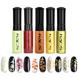 KADS Nail Stamping Polish Kit Stamping Nail Polish set Nail Art polish Manicure Lacquer Stamping lacquer for template nails