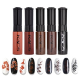 KADS Nail Stamping Polish Kit Stamping Nail Polish set Nail Art polish Manicure Lacquer Stamping lacquer for template nails