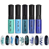 KADS Nail Stamping Polish Kit Stamping Nail Polish set Nail Art polish Manicure Lacquer Stamping lacquer for template nails