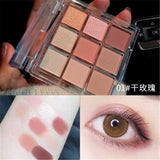 New Arrival Charming Eyeshadow Palette 9 Color Make up Palette Matte Shimmer Pigmented Eye Shadow Powder Beauty Miss Lara