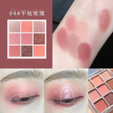 New Arrival Charming Eyeshadow Palette 9 Color Make up Palette Matte Shimmer Pigmented Eye Shadow Powder Beauty Miss Lara