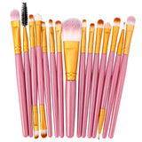 15PCs Makeup Brush Set Cosmetict Makeup For Face Make Up Tools Women Beauty  Professional Foundation Blush Eyeshadow Consealer