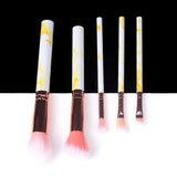 5/10/15pcs Marble Makeup Brushes Tool Natural Brush Set Kit Professional Powder Small High Quality Highlighter Lip Eyeshadow