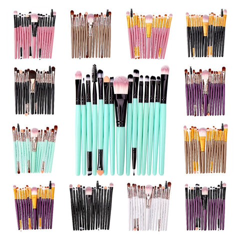 15PCs Makeup Brush Set Cosmetict Makeup For Face Make Up Tools Women Beauty  Professional Foundation Blush Eyeshadow Consealer