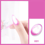 8ml Shiny 9D Wide Cat Eye Nail Gel Polish Magnetic Colorful Nail Art Polish Bright Silver Enamel Lacquer Soak Off UV Gel Varnish