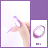 8ml Shiny 9D Wide Cat Eye Nail Gel Polish Magnetic Colorful Nail Art Polish Bright Silver Enamel Lacquer Soak Off UV Gel Varnish