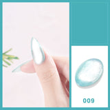 8ml Shiny 9D Wide Cat Eye Nail Gel Polish Magnetic Colorful Nail Art Polish Bright Silver Enamel Lacquer Soak Off UV Gel Varnish