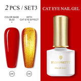 BORN PRETTY 6ml/10ml Magnetic Gel Nail Polish Cat Eye Nail UV Gel Holographics Laser Glitter Varnish Nail Art New Arrival