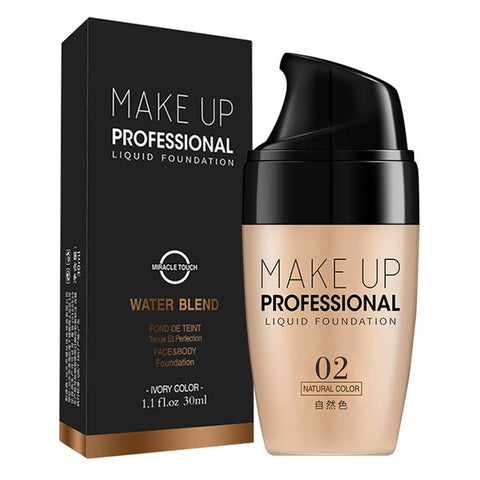 Professional Full Cover Matte Base Make Up Cream Face Foundation Cream Waterproof Lasting Concealer Liquid Foundation TSLM1