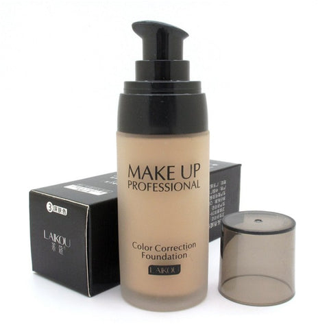 Laikou Liquid Foundation Concealer Reduces Dark Circles Brighten Whiten Skin Color Waterproof Oil Control Makeup BB Cream TSLM2