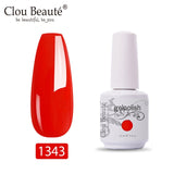 Clou Beaute Base And Top Coat Gel Nail Polish UV 15ml Transparent Soak Off Primer Gel Polish Long Lasting Gel Lacquer Nail Art