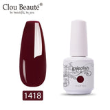 Clou Beaute Base And Top Coat Gel Nail Polish UV 15ml Transparent Soak Off Primer Gel Polish Long Lasting Gel Lacquer Nail Art