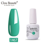 Clou Beaute Base And Top Coat Gel Nail Polish UV 15ml Transparent Soak Off Primer Gel Polish Long Lasting Gel Lacquer Nail Art