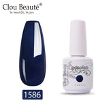 Clou Beaute Base And Top Coat Gel Nail Polish UV 15ml Transparent Soak Off Primer Gel Polish Long Lasting Gel Lacquer Nail Art