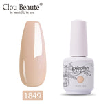 Clou Beaute Base And Top Coat Gel Nail Polish UV 15ml Transparent Soak Off Primer Gel Polish Long Lasting Gel Lacquer Nail Art