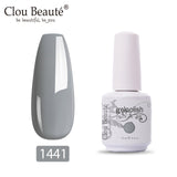 Clou Beaute Base And Top Coat Gel Nail Polish UV 15ml Transparent Soak Off Primer Gel Polish Long Lasting Gel Lacquer Nail Art