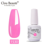 Clou Beaute Base And Top Coat Gel Nail Polish UV 15ml Transparent Soak Off Primer Gel Polish Long Lasting Gel Lacquer Nail Art