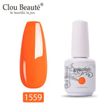 Clou Beaute Base And Top Coat Gel Nail Polish UV 15ml Transparent Soak Off Primer Gel Polish Long Lasting Gel Lacquer Nail Art