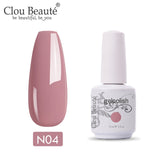 Clou Beaute Base And Top Coat Gel Nail Polish UV 15ml Transparent Soak Off Primer Gel Polish Long Lasting Gel Lacquer Nail Art