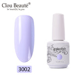 Clou Beaute Base And Top Coat Gel Nail Polish UV 15ml Transparent Soak Off Primer Gel Polish Long Lasting Gel Lacquer Nail Art