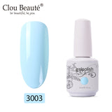 Clou Beaute Base And Top Coat Gel Nail Polish UV 15ml Transparent Soak Off Primer Gel Polish Long Lasting Gel Lacquer Nail Art