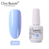 Clou Beaute Base And Top Coat Gel Nail Polish UV 15ml Transparent Soak Off Primer Gel Polish Long Lasting Gel Lacquer Nail Art