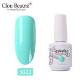 Clou Beaute Base And Top Coat Gel Nail Polish UV 15ml Transparent Soak Off Primer Gel Polish Long Lasting Gel Lacquer Nail Art