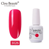 Clou Beaute Base And Top Coat Gel Nail Polish UV 15ml Transparent Soak Off Primer Gel Polish Long Lasting Gel Lacquer Nail Art