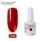 Clou Beaute Base And Top Coat Gel Nail Polish UV 15ml Transparent Soak Off Primer Gel Polish Long Lasting Gel Lacquer Nail Art