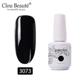 Clou Beaute Base And Top Coat Gel Nail Polish UV 15ml Transparent Soak Off Primer Gel Polish Long Lasting Gel Lacquer Nail Art