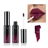 Pudaier Long Lasting Matte Lipsticks Waterproof 18 Color Velvet Liquid Lipstick Nude Red Purple Brown Lips Makeup Matt Lip Gloss