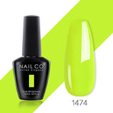 NAILCO 85 Colors Nail Gel UV LED 15ML Lacquer For Manicure Varnish Hybrid Semi Permanent Varnishes Hybrid Nails