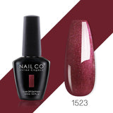 NAILCO 85 Colors Nail Gel UV LED 15ML Lacquer For Manicure Varnish Hybrid Semi Permanent Varnishes Hybrid Nails