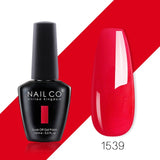 NAILCO 85 Colors Nail Gel UV LED 15ML Lacquer For Manicure Varnish Hybrid Semi Permanent Varnishes Hybrid Nails